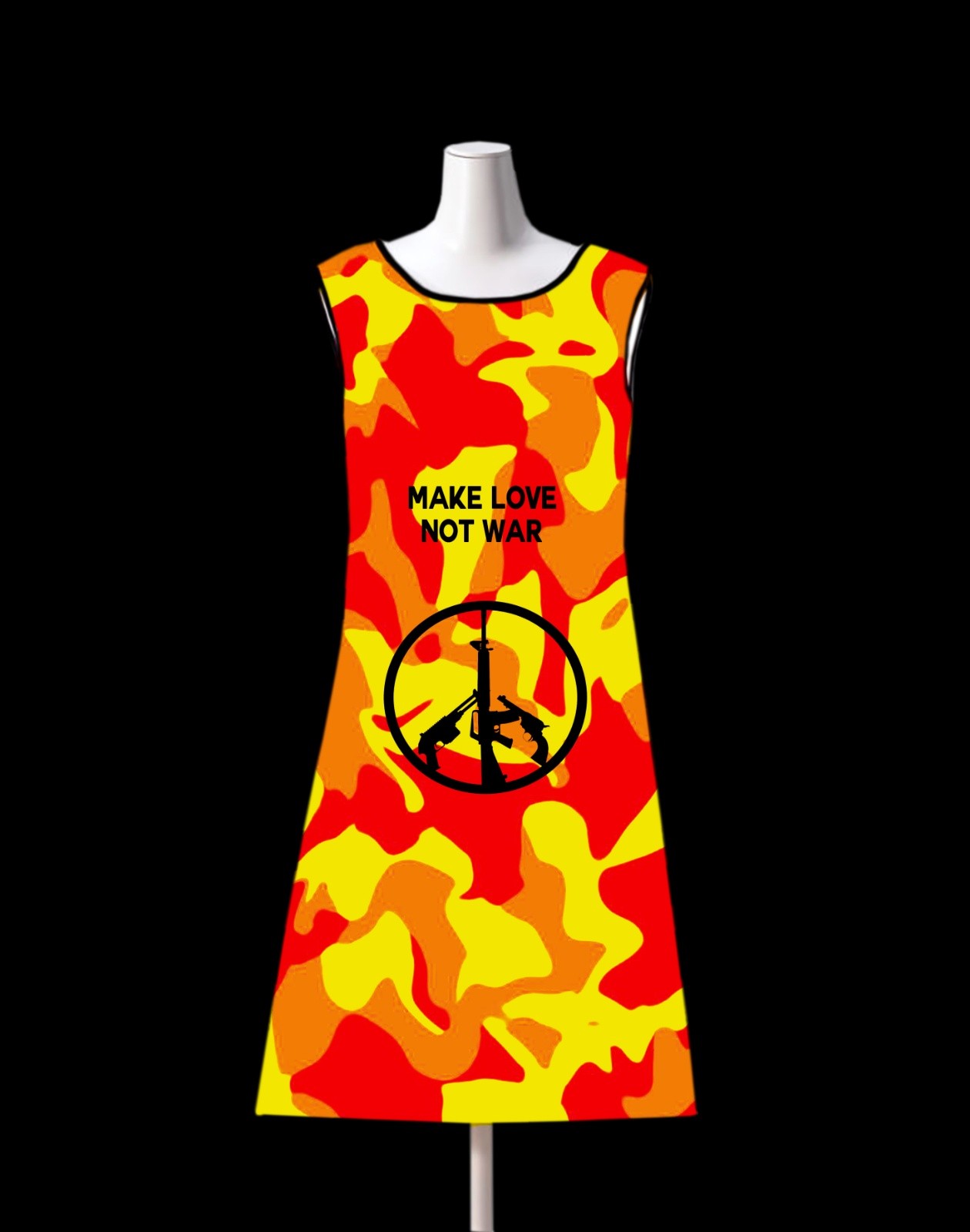 Make Love not War  dress 